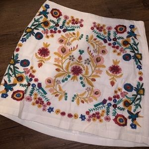 boutique floral skirt